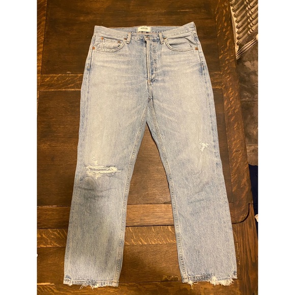 Agolde Riley High Rise Straight - Picture 2 of 6